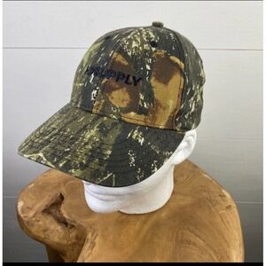 Mossy Oak Camo Hat OS Adj StrapBack Cap America HD Supply Hunting Outdoors Fish